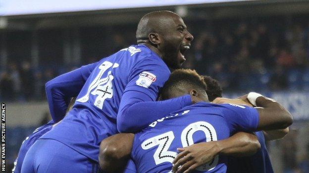 Cardiff celebrate