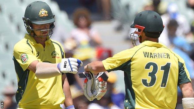 Warner and Head's partnership was Australia's highest for any wicket in ODIs