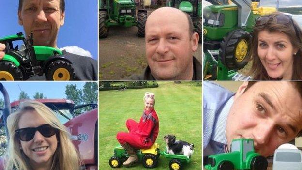 Tractor selfies