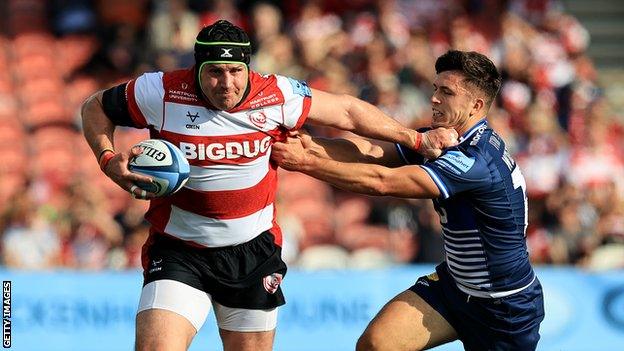 Gloucester number eight Ben Morgan