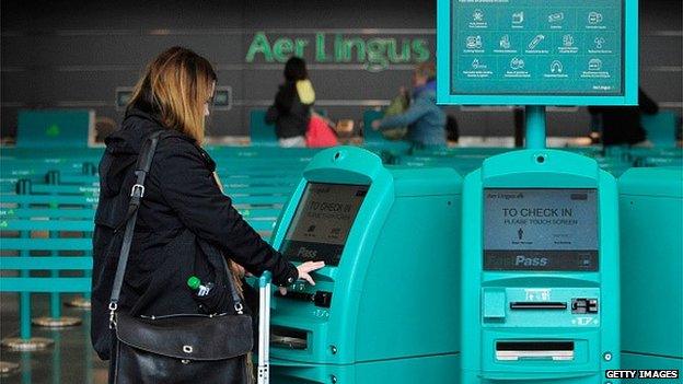 Aer Lingus check in areas