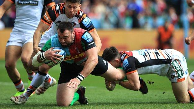 Harlequins prop Will Collier