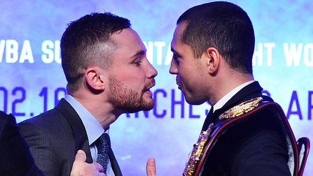 Carl Frampton and Scott Quigg