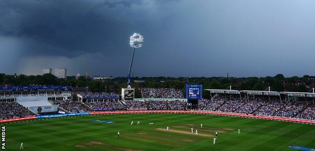 Dark clouds over Edgbaston