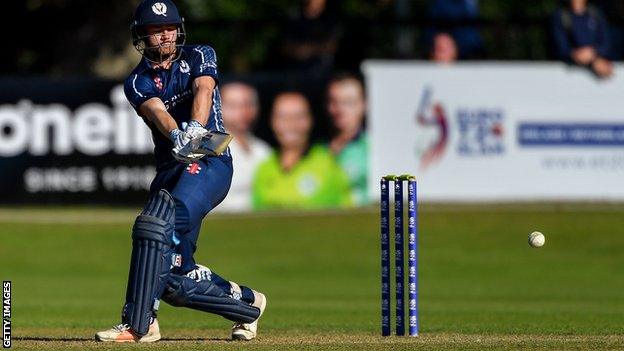 Scotland secured a T20 World Cup place last month with a play-off win over UAE in Dubai