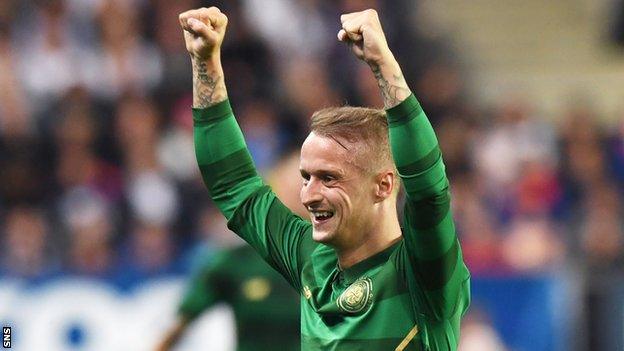 Celtic striker Leigh Griffiths