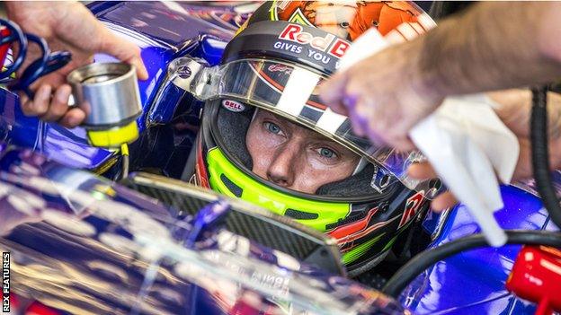 Brendon Hartley of Toro Rosso