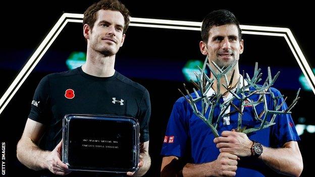 Andy Murray and Novak Djokovic