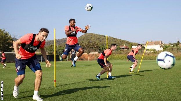 Bournemouth in pre-season training