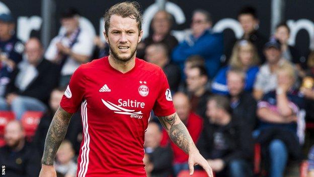 Aberdeen striker Stevie May