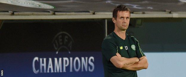 Celtic manager Ronny Deila