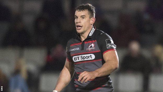 John Hardie in action for Edinburgh