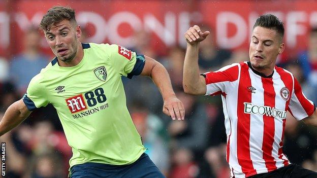 Matt Butcher, left, has yet to make a competitive first-team appearance for Bournemouth