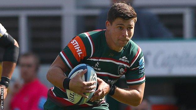 Ben Youngs breaks away for Leicester