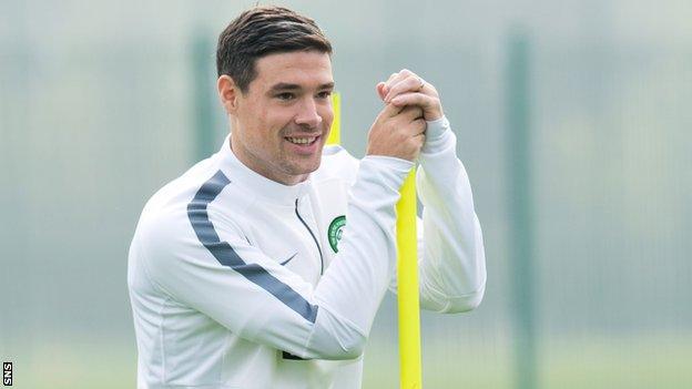 Darren O'Dea trains with Celtic