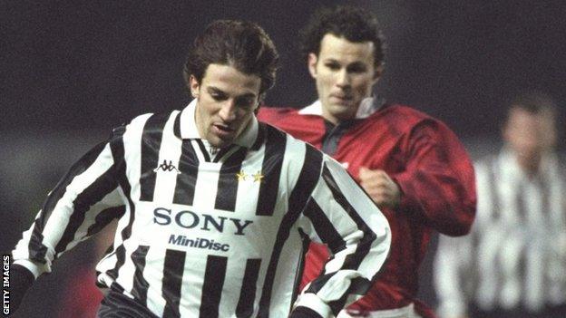 Alessandro del Piero and Ryan Giggs