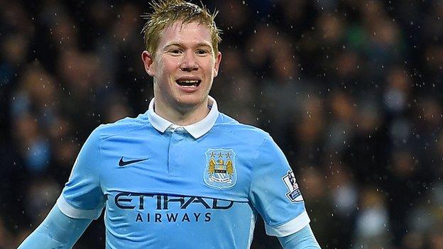 Manchester City midfielder Kevin de Bruyne