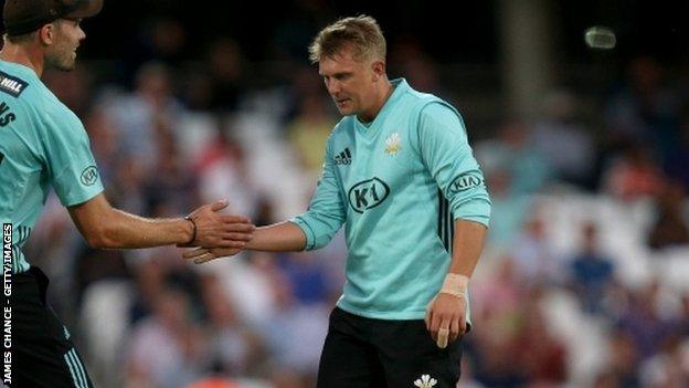 Five of Scott Borthwick's wickets this season have come in one-day cricket