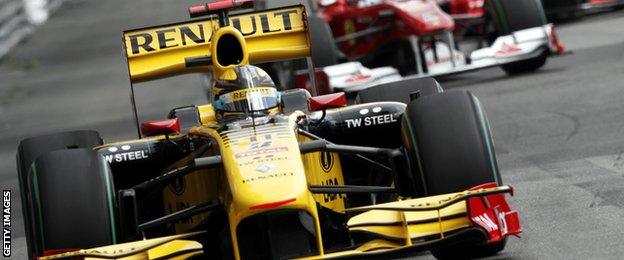 Robert Kubica at the 2010 Monaco Grand Prix