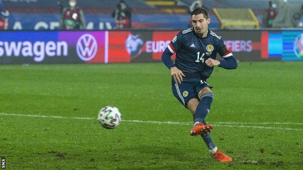 Kenny McLean scored one of the penalty kicks in Scotland's play-off win over Serbia