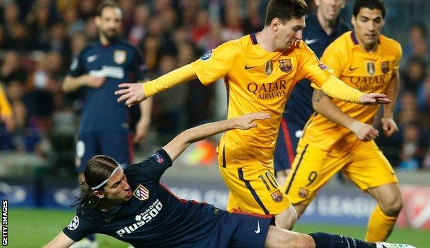 Barcelona hold narrow first-leg advantage against Atletico Madrid