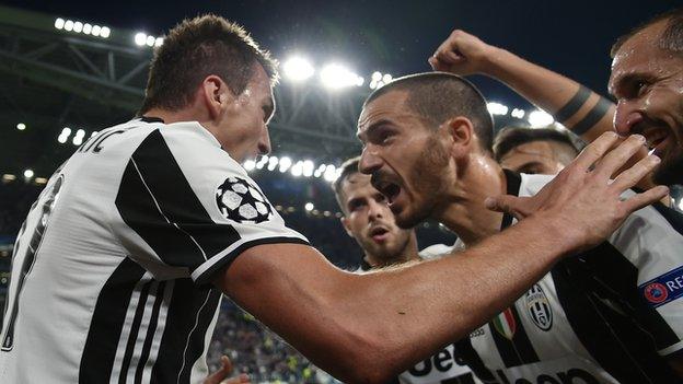 Juventus celebrate