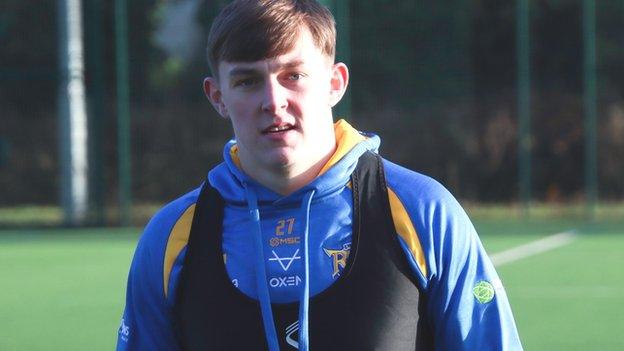 Jack Broadbent made his Leeds Super League debut in the home defeat by Catalans in late September