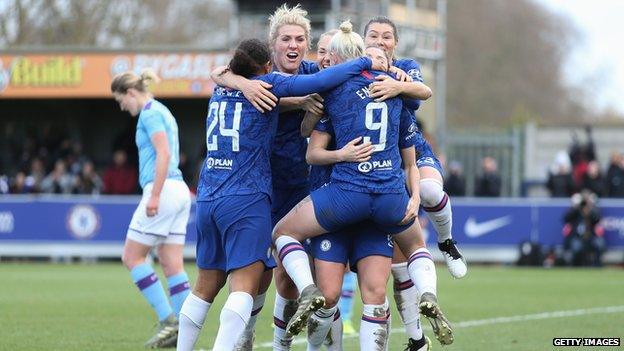 Manchester City and Chelsea played out a thrilling 3-3 draw in the final round of completed Women's Super League fixtures in February