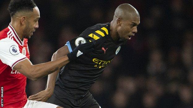 Fernandinho of Manchester City