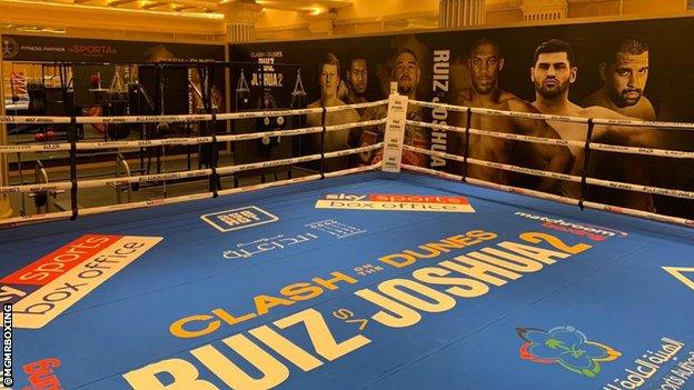 Boxing ring Saudia Arabia