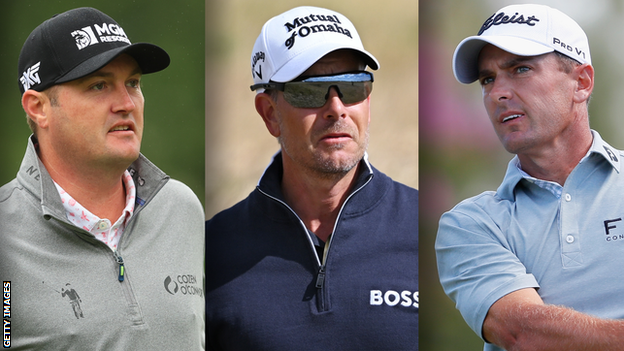 Jason Kokrak, Henrik Stenson and Charles Howell III