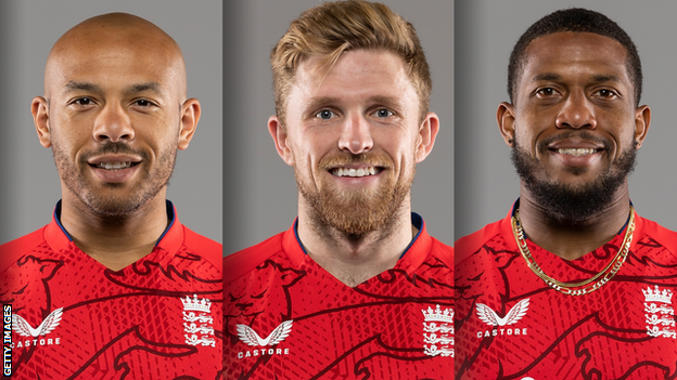 Tymal Mills, David Willey and Chris Jordan