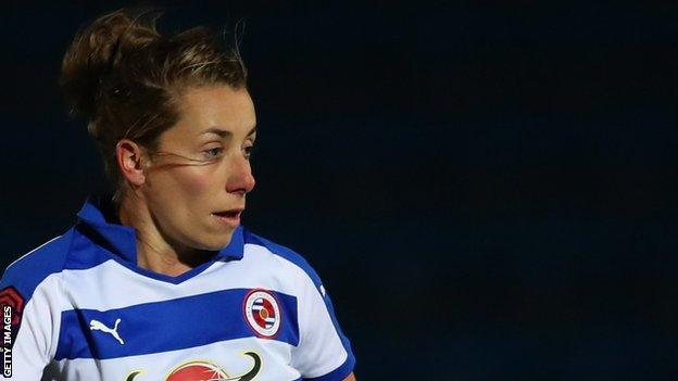 Becky Jane won the Women's Super League Two title with Reading in 2015