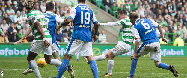 Callum McGregor scores