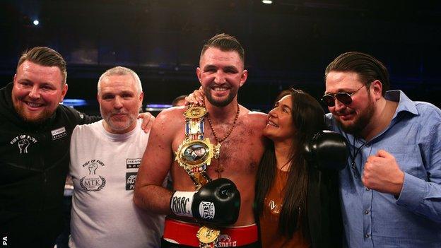 Hughie Fury after beating Sam Sexton