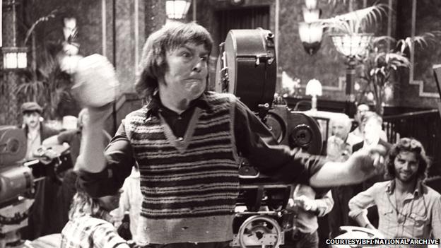 Sir Alan Parker on the set of Bugsy Malone