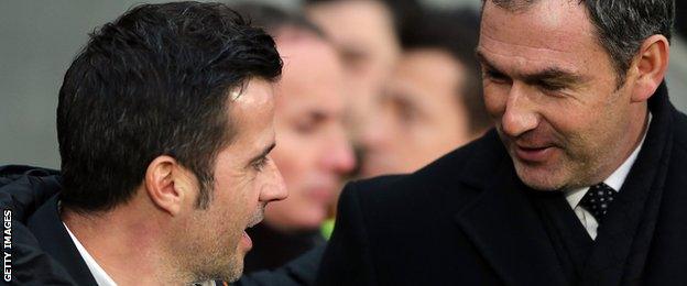 Marco Silva and Paul Clement