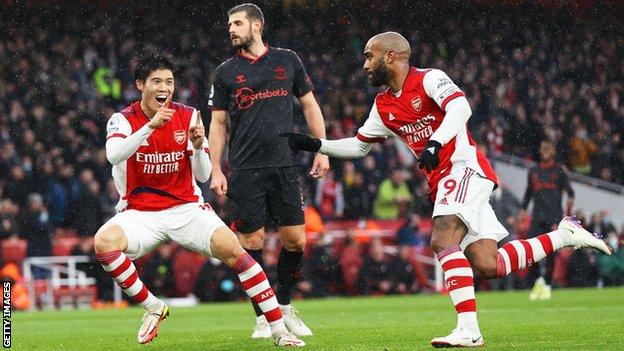 Arsenal celebrate