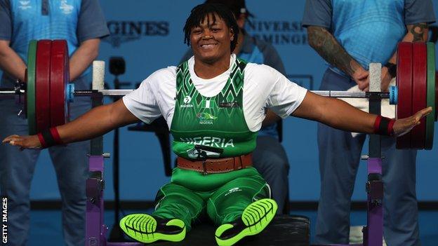 Folashade Oluwafemiayo at the Commonwealth Games