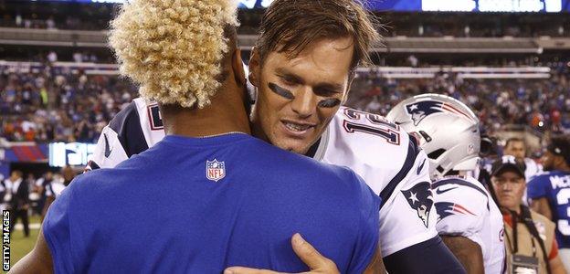 Tom Brady and Odell Beckham Jr