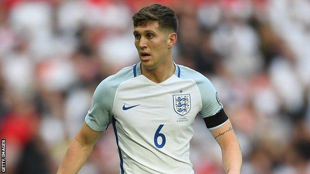 Manchester City and England defender John Stones