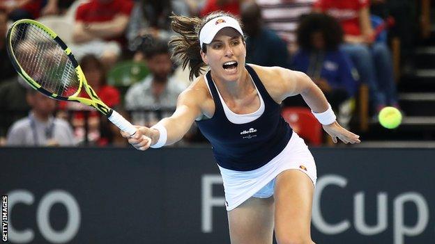 Johanna Konta loses first clay-court final in Morocco