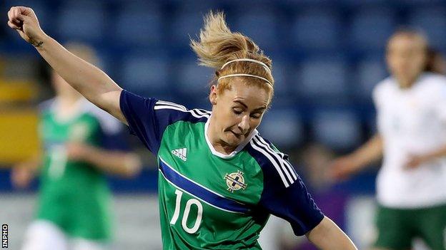 Rachel Furness was on target as Northern Ireland defeated Uzbekistan 2-1 on Tuesday