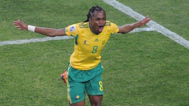 Siphiwe Tshabalala shot to fame when scoring the opening goal at the 2010 World Cup