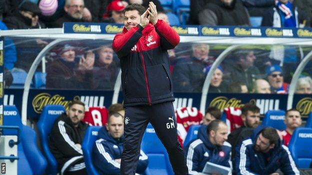 Rangers caretaker manager Graeme Murty