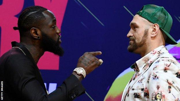 Deontay Wilder and Tyson Fury