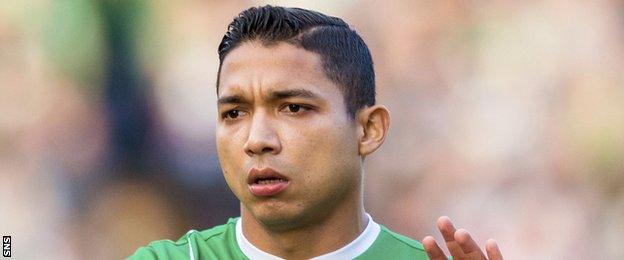 Celtic left-back Emilio Izaguirre