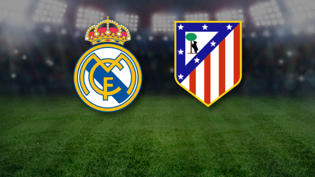 Real Madrid and Atletico Madrid club crests