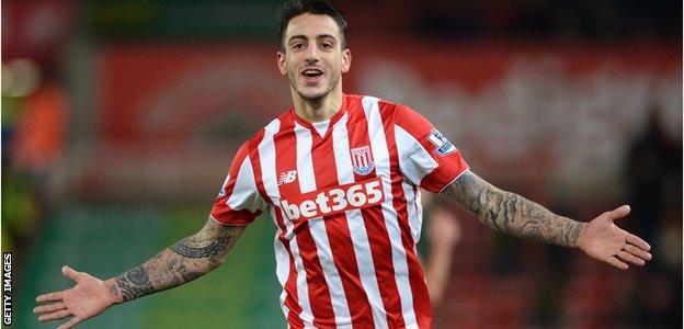 Stoke forward Joselu