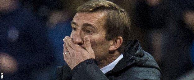 Hibernian head coach Alan Stubbs